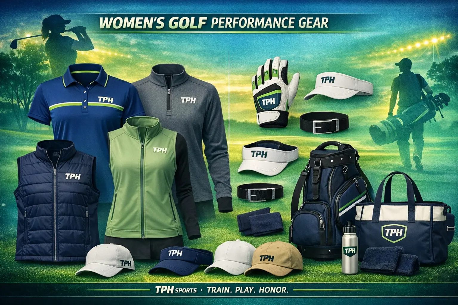 Women's Golf Program custom golf apparel by TPH Sports