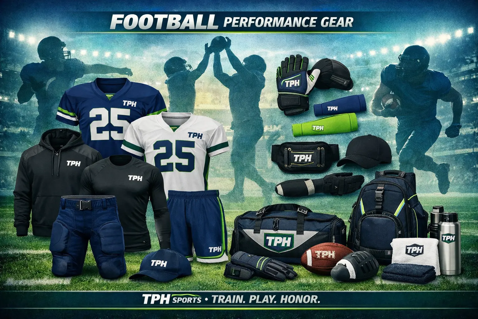 Football custom uniform kit by TPH Sports