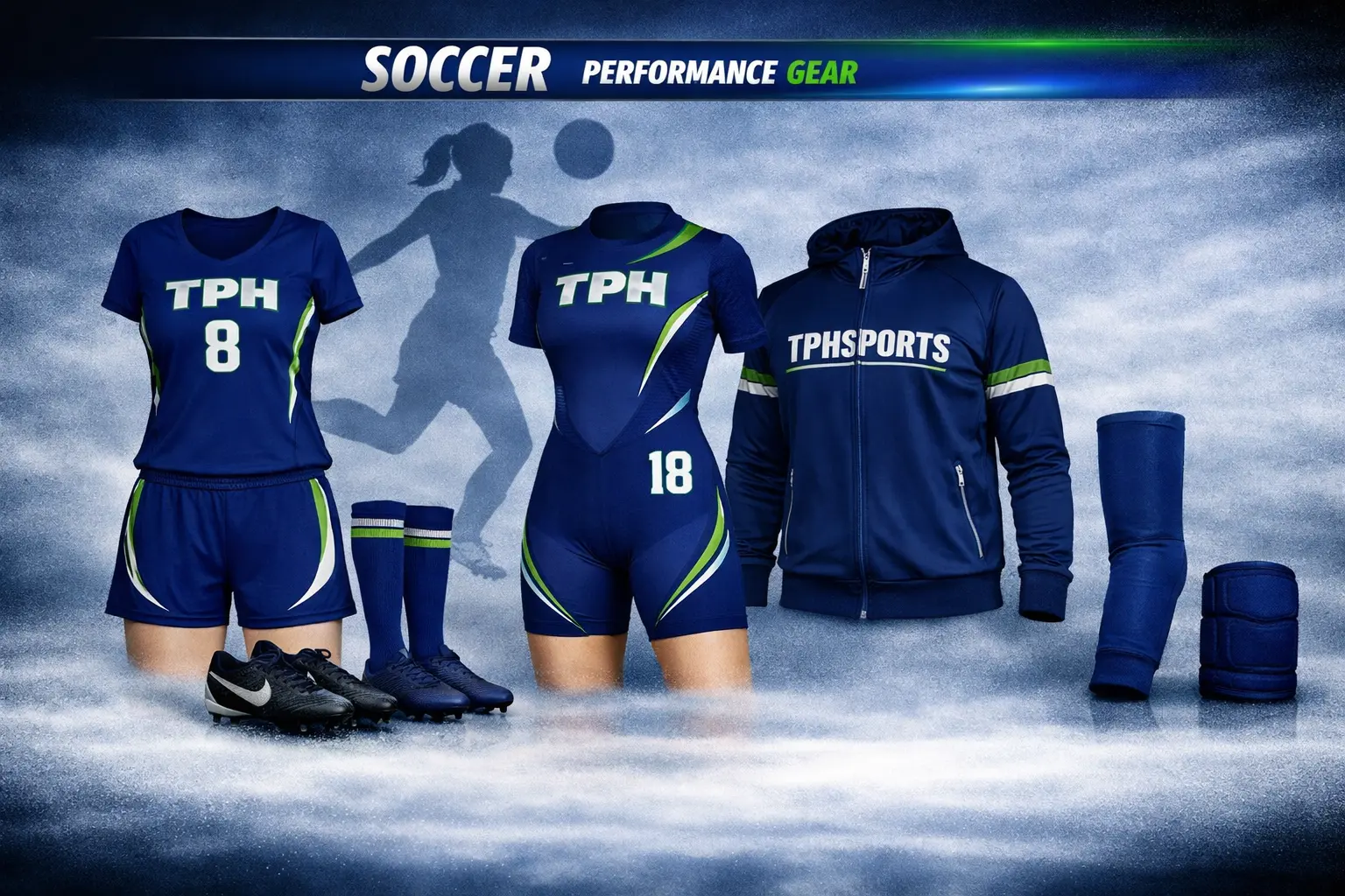 Soccer custom uniform kit by TPH Sports