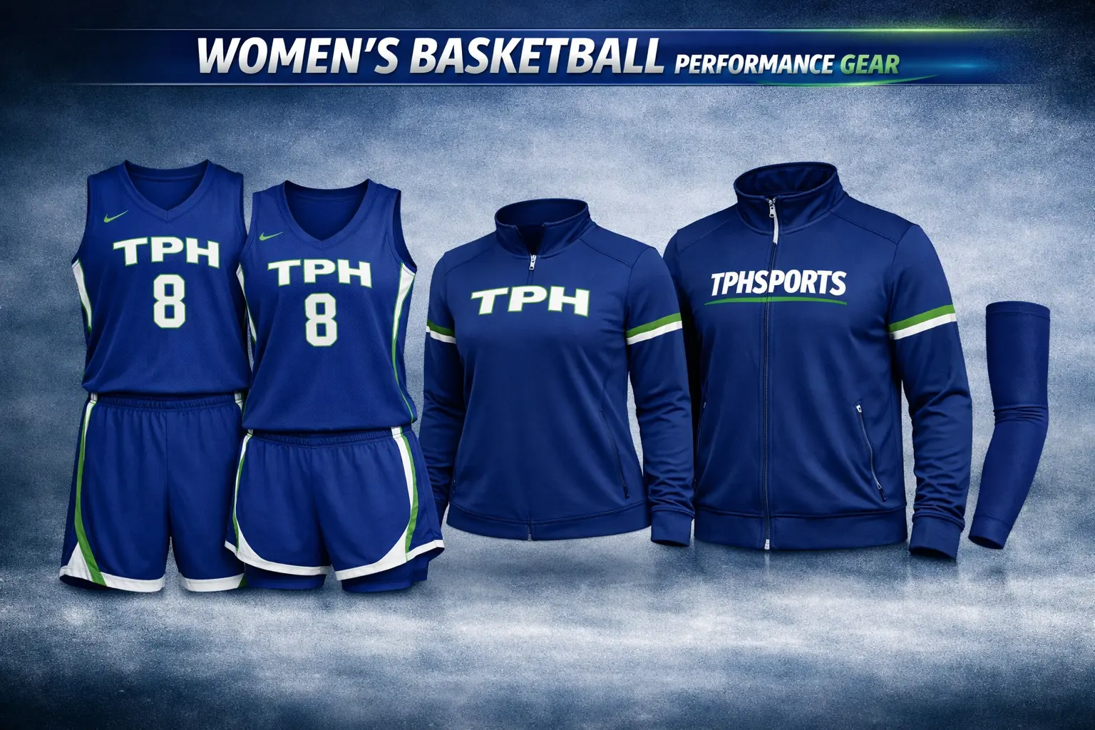 Women's Basketball Program custom basketball apparel by TPH Sports